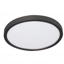 AFX Lighting, Inc. EGRF2440LAJD2BK - Edge Round 24 LED Flush Mount