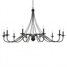 Minka-Lavery 1038-677 - 10 LIGHT CHANDELIER