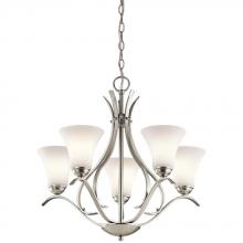  43504NIL18 - Keiran™ 5 Light Chandelier Brushed Nickel