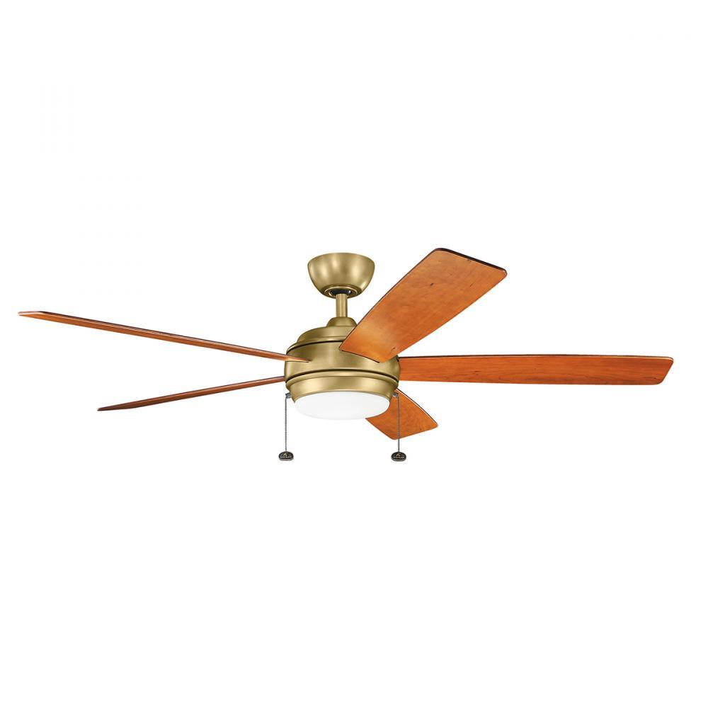 Starkk™ LED 60" Fan Natural Brass