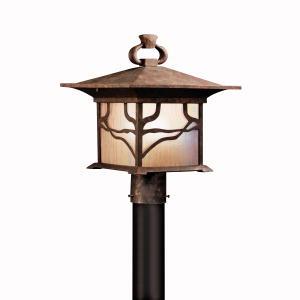 Morris™ 1 Light Post Light Distressed Copper