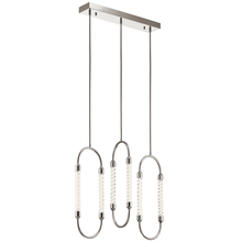 Kichler 84149 - Delsey™ 3 Light Linear Pendant Cluster Polished Nickel