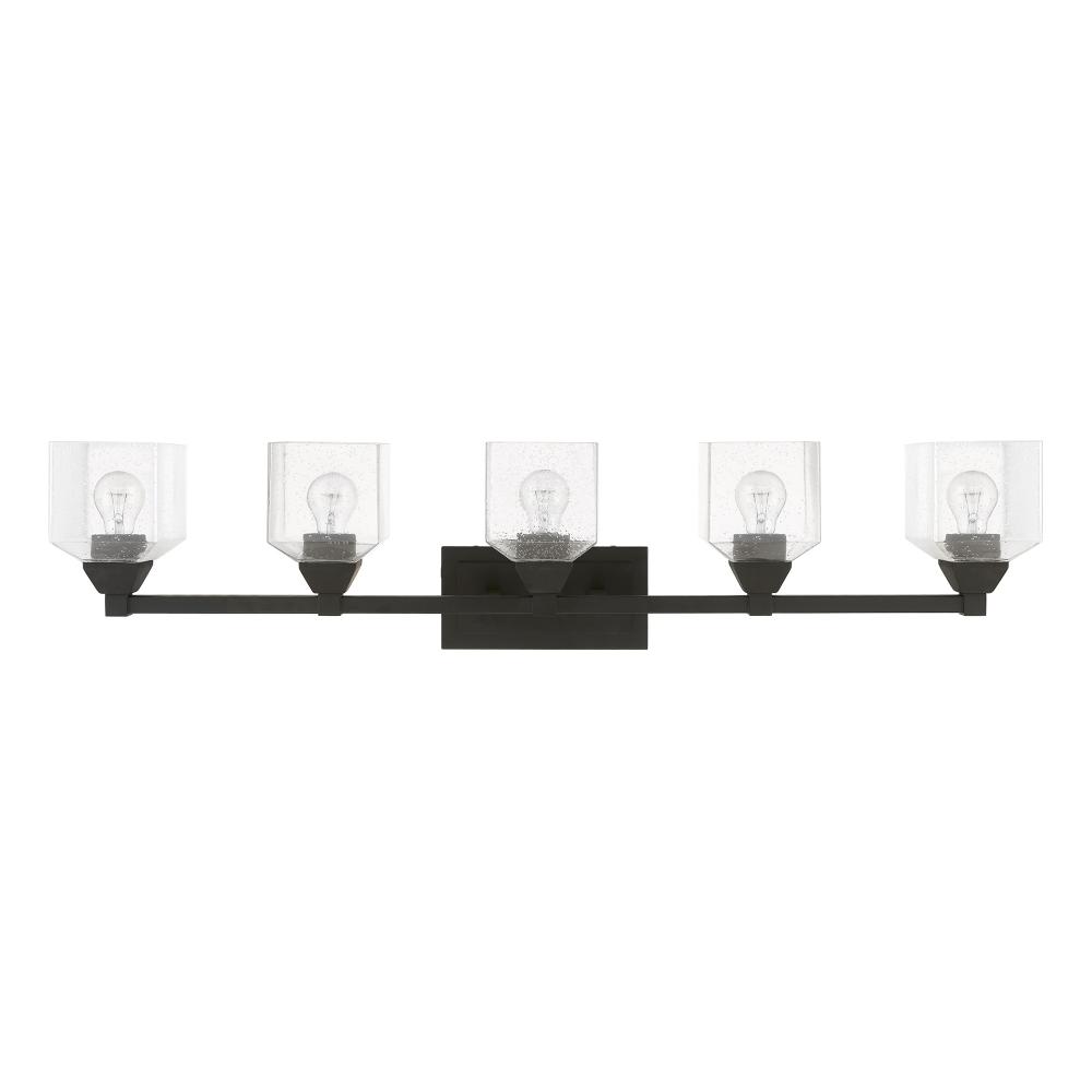 5 Light Black Vanity Sconce