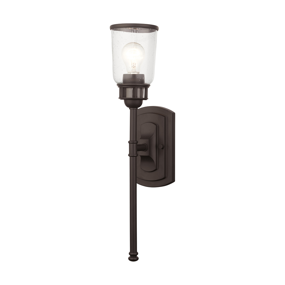 1 Lt Bronze Single Sconce