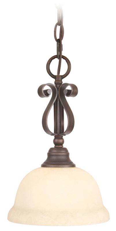 1 Light Imperial Bronze Mini Pendant