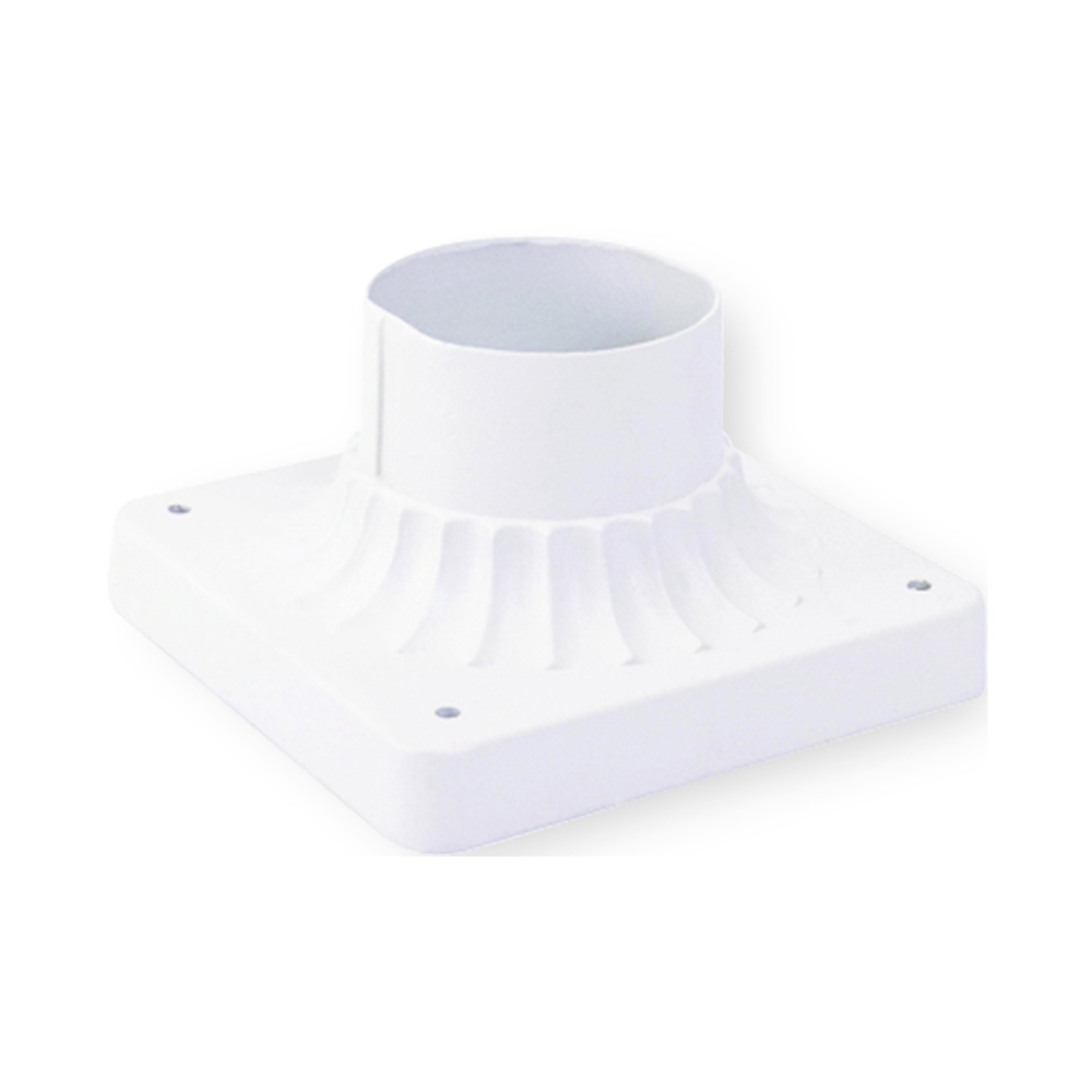 Textured White Pier Mount Adapter