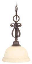 Livex Lighting 6150-58 - 1 Light Imperial Bronze Mini Pendant