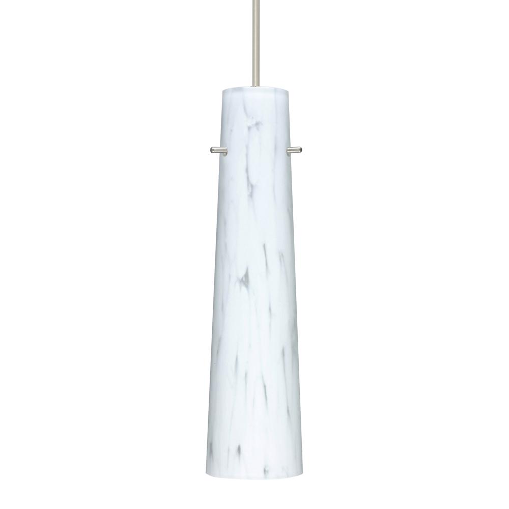 Besa Camino Pendant Satin Nickel Carrera 1x50W Halogen, 277V, 0-10V Dimming