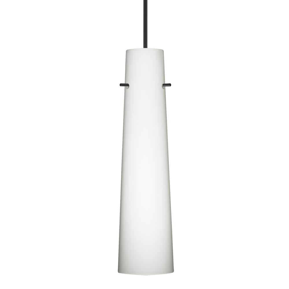 Besa Camino Pendant Black Opal Matte 1x50W Halogen, 277V