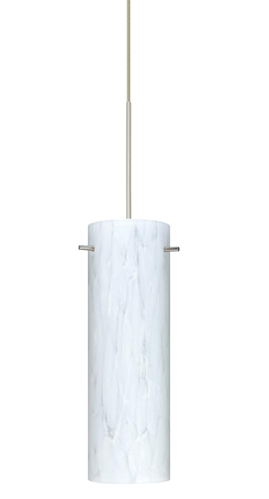 Besa Copa Pendant, Carrera, Satin Nickel, 1x50W Halogen