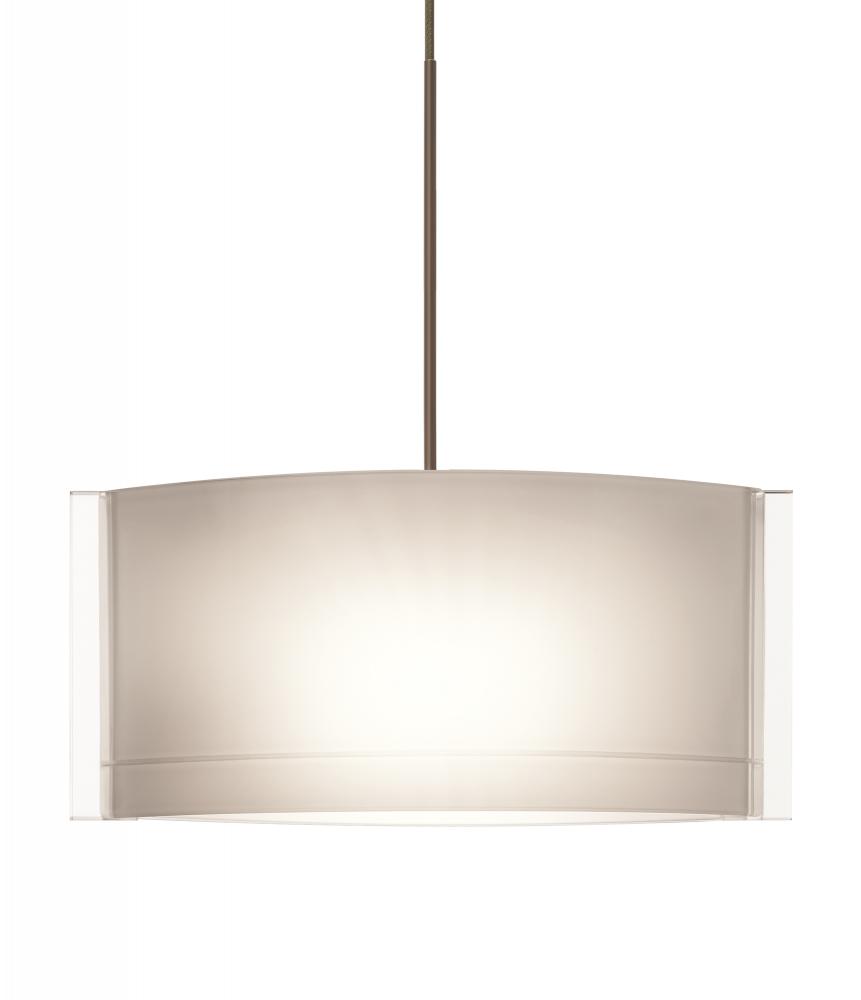 Besa Jodi Pendant 1xc Opal Glossy Bronze 1x50W Halogen