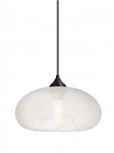 Besa Lighting 1JT-BANAFR-BR - Besa Pendant Bana Bronze Frost 1x60W Medium Base