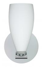 Besa Lighting 1SX-719807-LED-PN - Besa Wall Karli Polished Nickel Opal Matte 1x5W LED