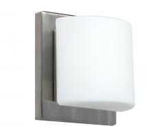 Besa Lighting 1WS-787307-LED-SN - Besa Wall Paolo Satin Nickel Opal Matte 1x50W G9