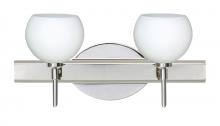 Besa Lighting 2SW-565807-LED-CR - Besa Wall Palla 5 Chrome Opal Matte 2x5W LED