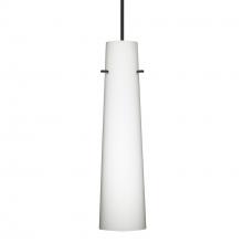 Besa Lighting RXP-567407-BK-L - Besa Camino Pendant Black Opal Matte 1x50W Halogen, 15Ft. Cord