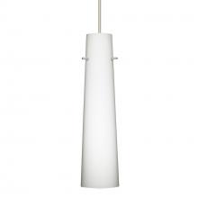 Besa Lighting RXP-567407-LED-SN - Besa Camino Pendant Satin Nickel Opal Matte 1x50W Halogen