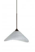 Besa Lighting XP-191352-BR - Besa Pendant Hoppi Bronze Marble 1x50W Halogen