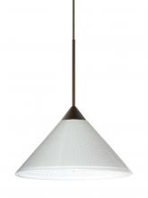 Besa Lighting XP-282453-LED-BR-L - Besa Pendant Kona Bronze White Starpoint 1x5W LED, 15Ft. Cord