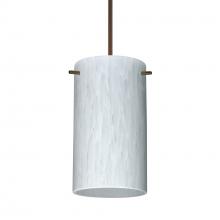 Besa Lighting XP-440419-BR-L - Besa Stilo 7 Pendant Bronze Carrera 1x50W Halogen, 15Ft. Cord