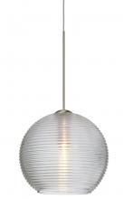 Besa Lighting XP-461500-SN - Besa Pendant Kristall 6 Satin Nickel Clear 1x35W Halogen