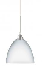 Besa Lighting 1XT-757007-SN - Besa Pendant Sasha Satin Nickel Opal Matte 1x50W GY6.35