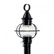 Norwell 1711-BL-CL - American Onion Outdoor Post Light - Black