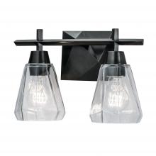 Norwell 8282-ADB-CL - Arctic Vanity Light - Acid Dipped Black