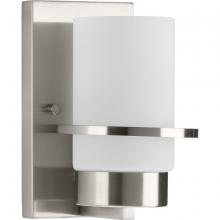 Progress P300413-009 - Reiss Collection One-Light Modern Farmhouse Brushed Nickel Vanity Light