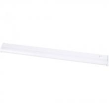 Progress P7022-30EBWB - Two Light White White Glass Fluorescent Undercabinet Light