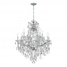 Crystorama 4413-CH-CL-SAQ - Maria Theresa 13 Light Spectra Crystal Polished Chrome Chandelier