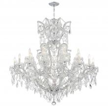 Crystorama 4424-CH-CL-SAQ - Maria Theresa 25 Light Spectra Crystal Polished Chrome Chandelier
