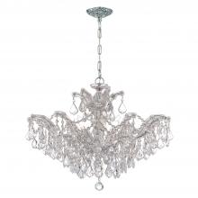 Crystorama 4439-CH-CL-SAQ - Maria Theresa 6 Light Spectra Crystal Polished Chrome Chandelier