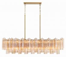 Crystorama ADD-317-AG-AM - Addis 14 Light Aged Brass Chandelier