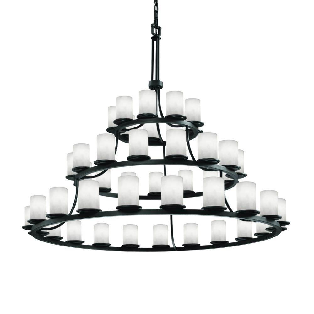 Dakota 45-Light 3-Tier Ring LED Chandelier