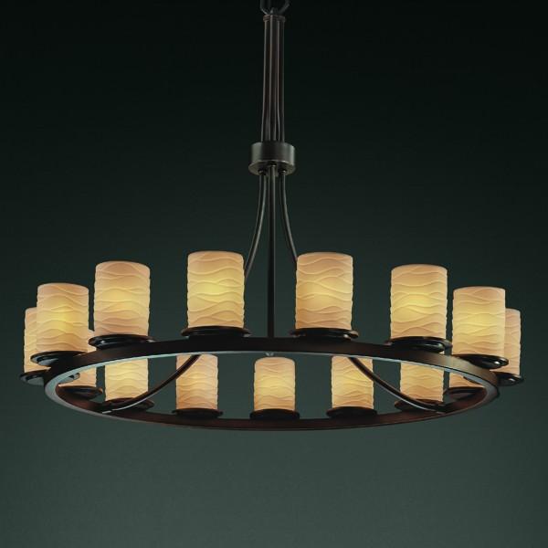 Dakota 15-Light 1-Tier Ring Chandelier