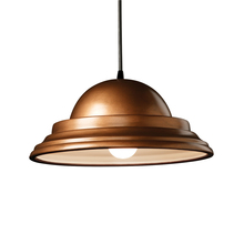 Justice Design Group CER-6205-ANTC-MBLK-BKCD - Classic Pendant