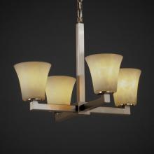 Justice Design Group CLD-8829-20-MBLK - Modular 4-Light Chandelier