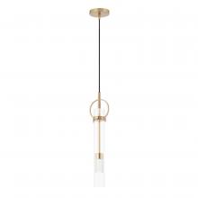 Justice Design Group FSN-4121-CLER-BRSS - Chloe LED Tall Pendant