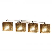 Justice Design Group FSN-8424-55-MROR-NCKL - Tetra 4-Light Bath Bar