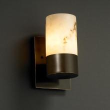 Justice Design Group FAL-8761-10-DBRZ - Dakota 1-Uplight Wall Sconce