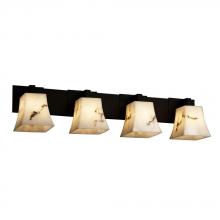 Justice Design Group FAL-8924-12-MBLK - Modular 4-Light Bath Bar