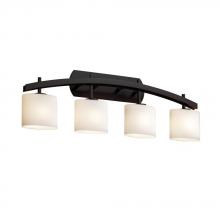 Justice Design Group FSN-8594-30-WEVE-MBLK - Archway 4-Light Bath Bar