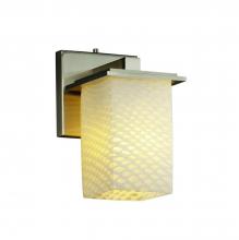 Justice Design Group FSN-8671-15-RBON-NCKL - Montana 1-Light Wall Sconce