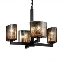 Justice Design Group FSN-8829-40-MROR-DBRZ - Modular 4-Light Chandelier