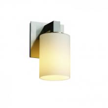 Justice Design Group FSN-8921-10-WEVE-NCKL - Modular 1-Light Wall Sconce