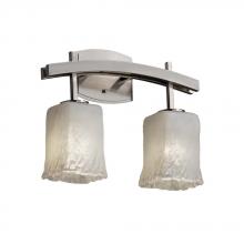 Justice Design Group GLA-8592-26-WTFR-NCKL - Archway 2-Light Bath Bar