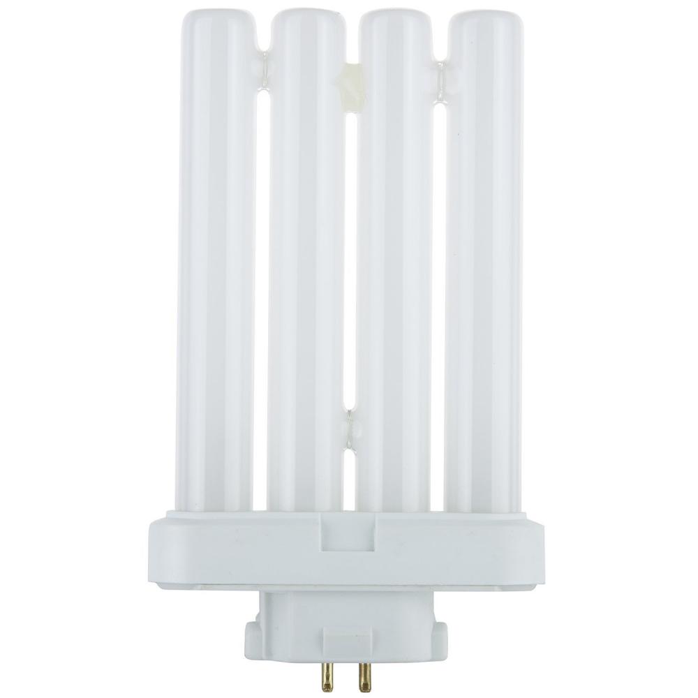 27 Watt Quad Tube T4 Compact Fluorescent; GX10q-4 base; 6500K