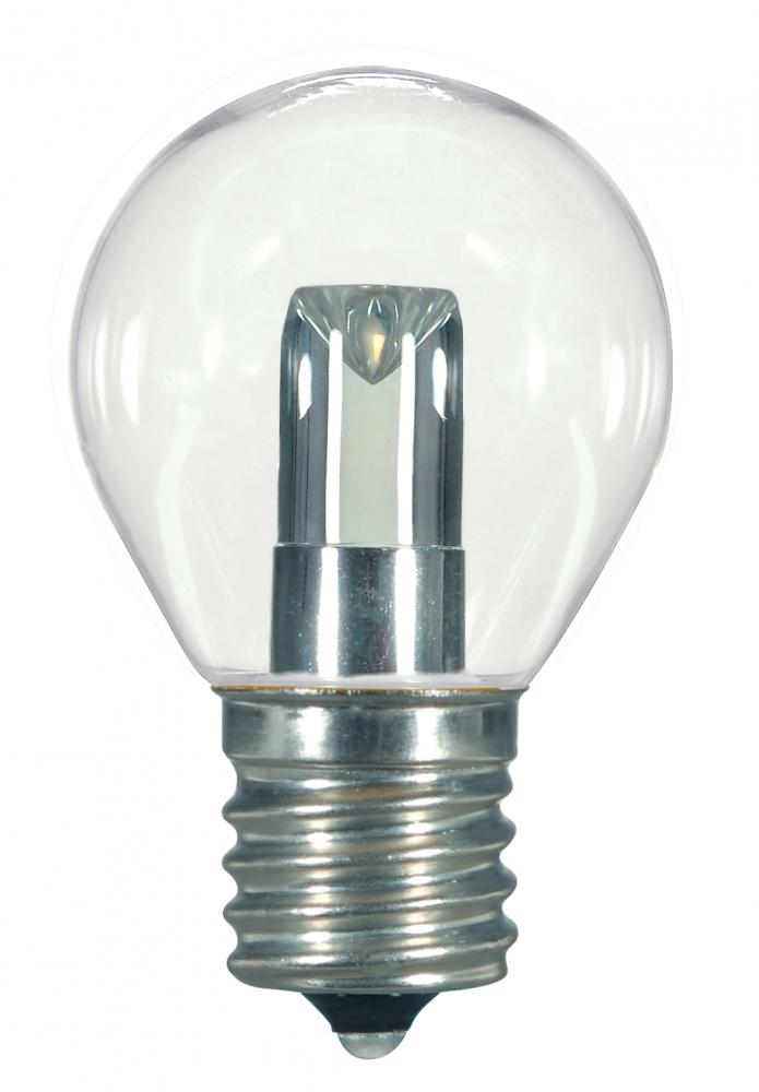 1 Watt LED; S11; Clear; 2700K; Intermediate base; 120 Volt; Carded