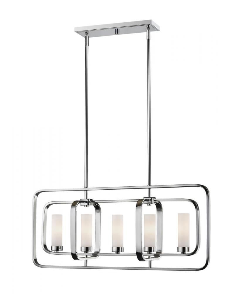 5 Light Linear Chandelier